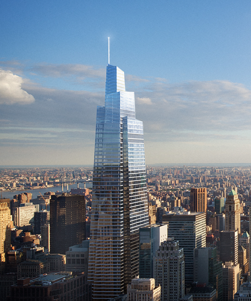 An aerial shot of One Vanderbilt